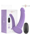 Intense Fun Eddie Vibrador 17.5 Cm 10 Modos de Vibración Morado Con Control Remoto