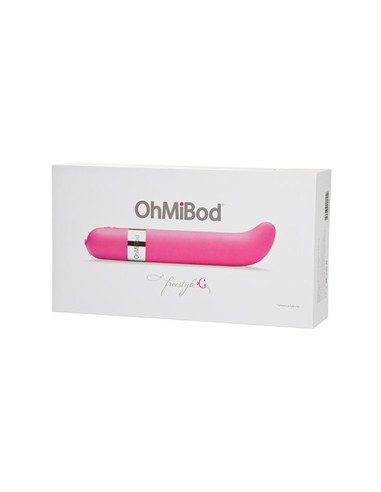 OHMIBOD Freestyle G Vibrador Punto G Rosa | Estimulador Musical Ergonómico | Kiwiku
