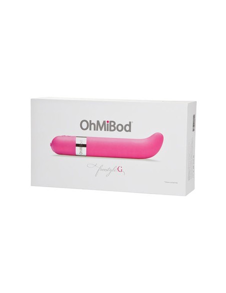 OHMIBOD Freestyle G Vibrador Punto G Rosa | Estimulador Musical Ergonómico | Kiwiku