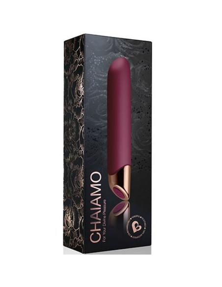 Chaiamo Vibrador Clitoriano Rocks-Off Burdeos | 10 Modos Potentes | Kiwiku