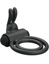 Pretty Love Osmond Anillo Vibrador de Silicona Con Bala para Clítoris, Ajustable y Sumergible