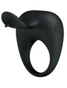 Pretty Love Anillo Vibrador Con Lengua para Parejas, Modelo Con Estimulación Clitoriana, Silicona Elástica Ajustable