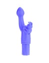 Calexotics Kiss Lila Vibrador de Silicona Con Conejito Flexible Impermeable 6.5 Cm Insertable