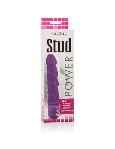 Vibrador Power Stud Rosa CALEXOTICS | 17.78 cm Impermeable 3 Velocidades | Kiwiku