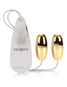 Calexotics Balas Vibradoras Doradas Duo Gold Multivelocidad para Placer Sensual