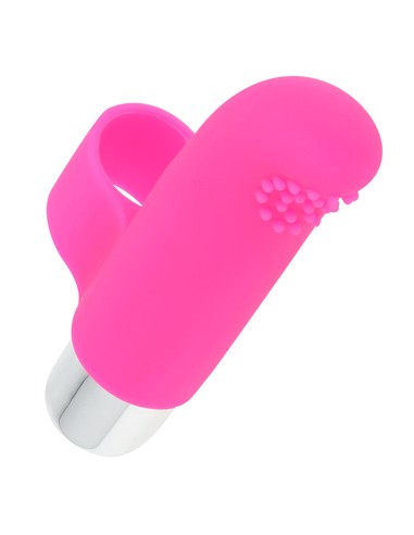 OHMAMA Dedal Vibrador Texturizado 8 cm | Juguete Erótico Discreto en Silicona | Kiwiku