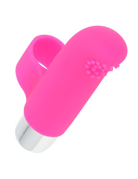 OHMAMA Dedal Vibrador Texturizado 8 cm | Juguete Erótico Discreto en Silicona | Kiwiku