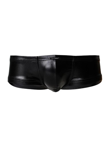 CUT4MEN C4M10 Boxers Shorts Leatherette Negro Talla S | Ropa Interior Hombre Kiwiku