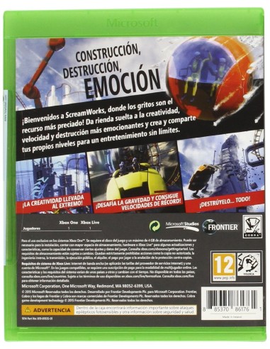 Juego X BOX ONE SCREAMRIDE BLU-RAY U9X-00012 kiwiku.com