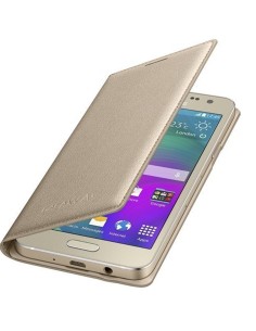 Funda Flip Wallet Galaxy A3 Oro EF-FA300BFEGWW kiwiku.com 2