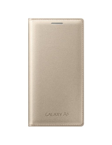 Funda Flip Wallet Galaxy A3 Oro EF-FA300BFEGWW kiwiku.com