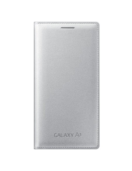 Funda Flip Wallet Samung Galaxy A3 Plateada EF-FA300BSEGWW kiwiku.com