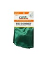 Cantu Satin Tie Bonnet All-in-one Bonnet + Scarf para Cabello Rizado Grueso, Protección Nocturna Suave