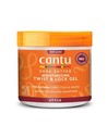 Cantu Moisturizing Twist And Lock Gel 370 Gr - Gel Definidor de Rizos Hidratante Con Manteca de Karité y Aloe Vera