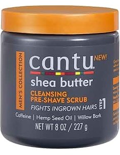 cantu_shea_butter_men's_exfoliante_de_limpieza_pre-afeitado_8_oz_/_227_g_para_hombres_0817513016929_oferta