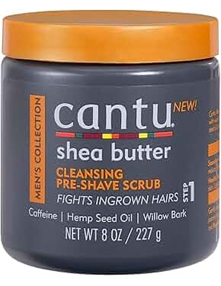 cantu_shea_butter_men's_exfoliante_de_limpieza_pre-afeitado_8_oz_/_227_g_para_hombres_0817513016929_oferta