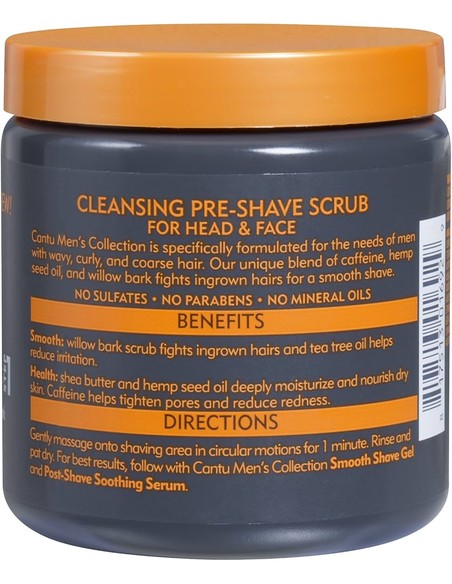 cantu_shea_butter_men's_exfoliante_de_limpieza_pre-afeitado_8_oz_/_227_g_para_hombres_0817513016929_promocion