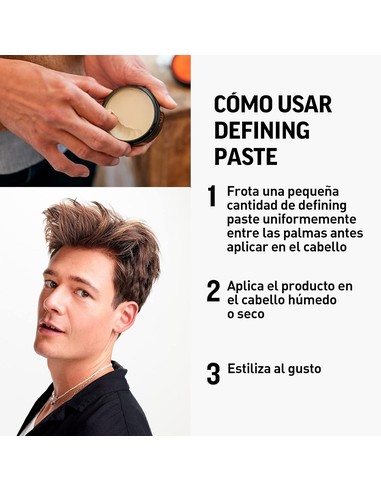 American Crew Defining Paste Crema Definicion Fijacion Media Brillo Suave 85Gr