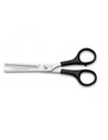 Tres Claveles Tijera Peluquería Esculpir Scuola Es-28 6 pulgadas Negra Microdentada 28 Dientes