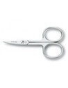 Tres Claveles Tijera Uñas Recta 3.5 pulgadas D 3c, Acero de Carbono, 9 Cm, Puntas Afiladas y Resistentes