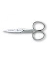 Tres Claveles Tijera Uñas Recta 4.5 pulgadas D 3c Forjada en Caliente Acero Carbono 11.5 Cm