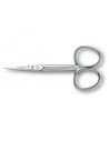 Tres Claveles Tijera Cutícula Recta 3.5 pulgadas D 3c, Acero de Carbono Forjada en Caliente, 9 Cm