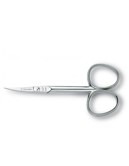 tres_claveles_tijera_cutícula_curva_3.5"_d_3c_para_manicura_profesional