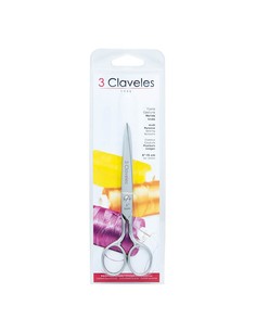 tres_claveles_tijeras_de_costura_castellana_6"_acero_inoxidable_plateadas_para_mano_derecha_8410990000058_oferta 2