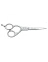 Tres Claveles Tijera de Peluquería Duraluminio Left 5.5 D 3c para Zurdos, Forjada en Acero Inoxidable Aisi 420