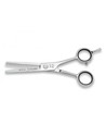 Tres Claveles Tijera de Peluquería Air Es24 5.5 Pulgadas Con 24 Dientes para Esculpir, Filo Suave, Acero Inoxidable Aisi 440c