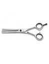 Tres Claveles Azabache En28 Tijera de Peluquería de Entresacar 5.5 Pulgadas 28 Dientes Filo Navaja Acero Inoxidable