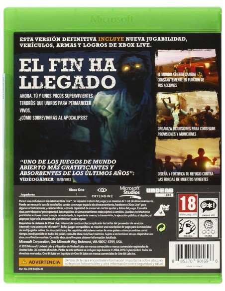 Juego X BOX ONE STATE OF DECAY YEAR ONE 4XZ-00019 kiwiku.com