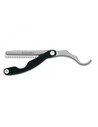 Tres Claveles Navaja Hoja Intercambiable Ergonómica Negra D 3c, Mango Cómodo 17.5 Cm