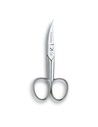 Tres Claveles Tijeras para Uñas Nickel Plated Curvas 11.4 Cm 4.5 Pulgadas