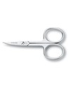 Tres Claveles Curved Manicure Scissors 3.5 Inches - Tijeras de Manicura Curvas para Uñas Precisas