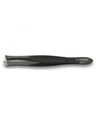Tres Claveles Pinza de Depilar Sesgada Negra 8 Cm Acero de Carbono