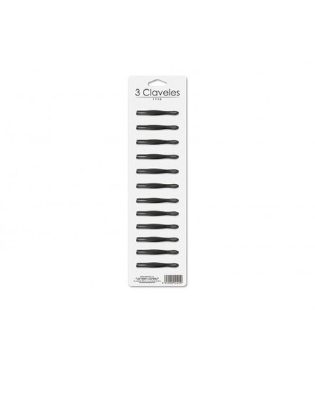 tres_claveles_pinza_cangrejo_negra_8_cm_pack_expositor_12_unidades_8410990122330_oferta