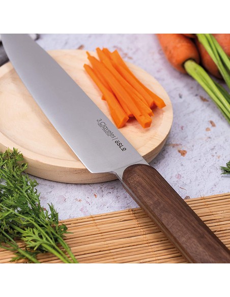 Cuchillo Cocina Tres Claveles Oslo 20 cm Acero Inoxidable | Kiwiku