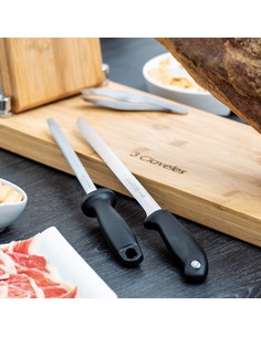 tres_claveles_set_de_cuchillo_jamonero_evo_y_chaira 2