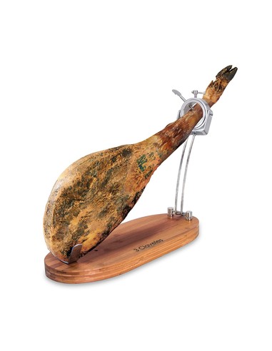 tres_claveles_jamonero_plegable_con_cabezal_giratorio_base_de_madera_de_bambú_medidas_47x18.5x37_cm_8410990017339_barato