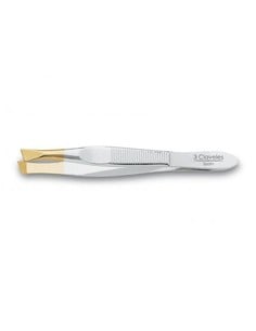 tres_claveles_pinza_de_depilar_sesgada_ancha_punta_dorada_8_cm_acero_de_carbono_8410990122446_oferta