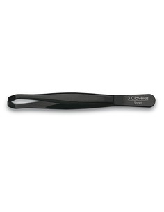 tres_claveles_pinza_cangrejo_negra_9_cm_acero_carbono_para_depilación_precisa_8410990122477_oferta