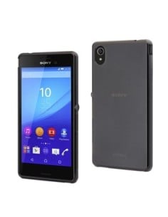 funda minigel transparente humo sony xperia m4 aqua/m4 aqua dual made for xperia SESKI0059 kiwiku.com