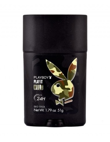 Playboy Play It Wild Desodorante en Barra para Hombres 51 g | Kiwiku