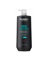 Goldwell Dualsenses Men Hair & Body Shampoo 1000 Ml - Champú y Gel de Ducha para Hombres Con Protección Del Color
