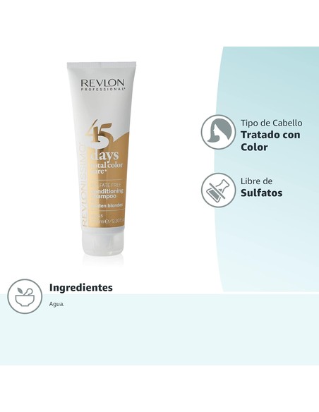 45 DAYS conditioning shampoo for golden blondes 275 ml