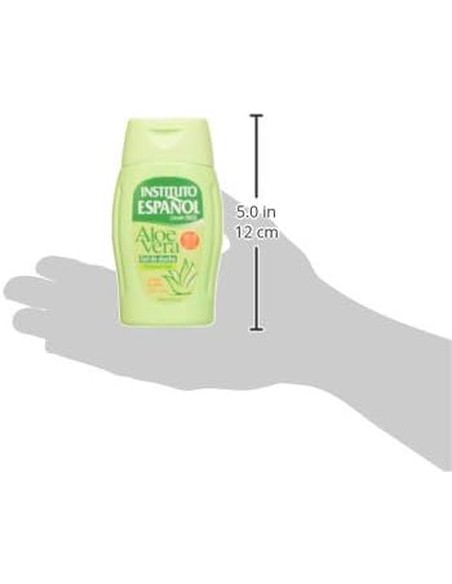 Gel de Ducha Aloe Vera Instituto Español 100 ml | Hidratante y Calmante para Piel Sensible - Kiwiku