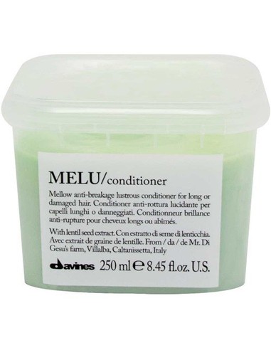 CONDITIONER Davines Melu Conditioner 250ml | Acondicionador Hidratante para Cabello Seco y Trenzado | Kiwiku