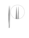 Nanolash Pointed Pinzas para Pestañas 1 Ud