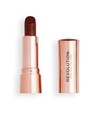 Revolution Make Up Satin Kiss Lipstick Fling 3.5 Gr - Barra de Labios Satinada en Tono Rosa Natural